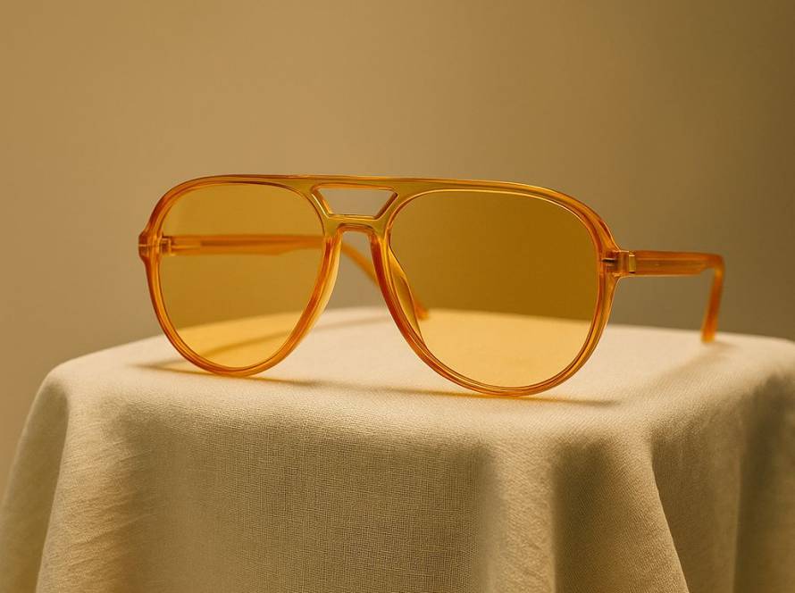 The Amber Pilot Sunglasses