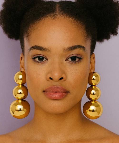 Golden Trinity Earrings